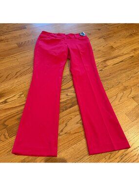 7TH AVENUE NEW YORK & COMPANY WOMENS  PANTS NEW PINK SIZE 2 PETITE BARELY BOOT